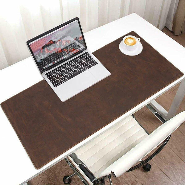 Genuine Leather Extended Desk Pad 31"