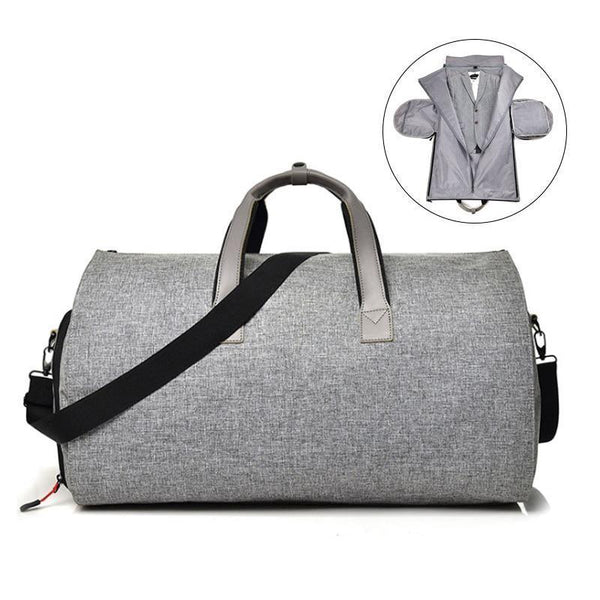 Grey Sports Duffle Bags