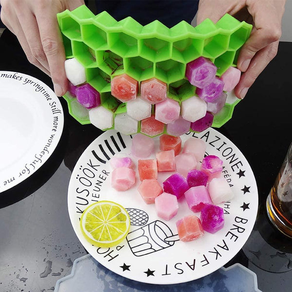Ice Cube Trays with Lids 2-Pack