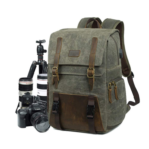 Woosir Waterproof Camera Backpack with Laptop Compartment