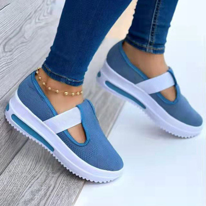 Libiyi spring new round toe platform women's sneakers - Libiyi