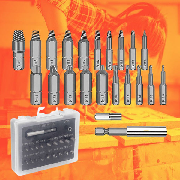 Screw Extractor Remover Kit (22 Pcs)