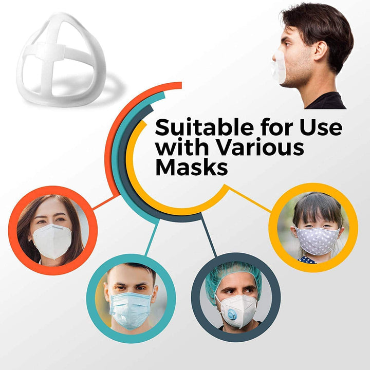 Shield 3D Mask Bracket for Kids and Adults(5PCS) - JustCuban