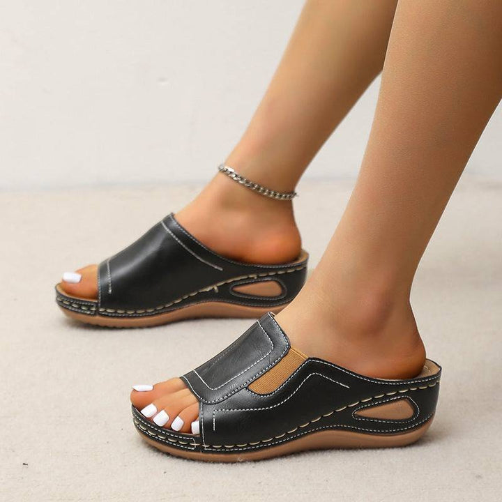 Sursell women's summer beach open toe slippers - JustCuban
